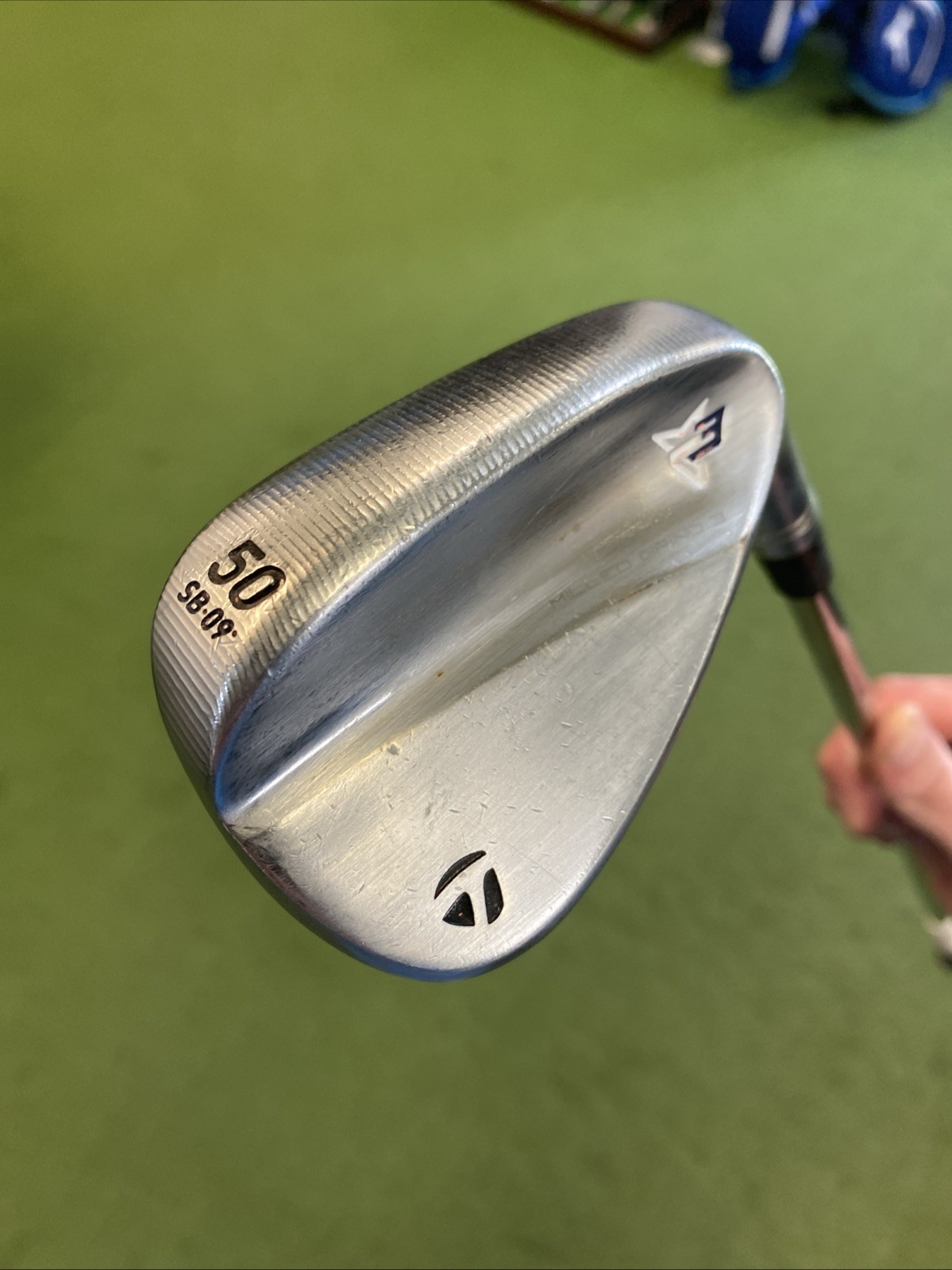 Used TaylorMade Milled Grind 3 Wedge Set 50*, 56*, 60* Dynamic Gold Tour Issue - Image 4