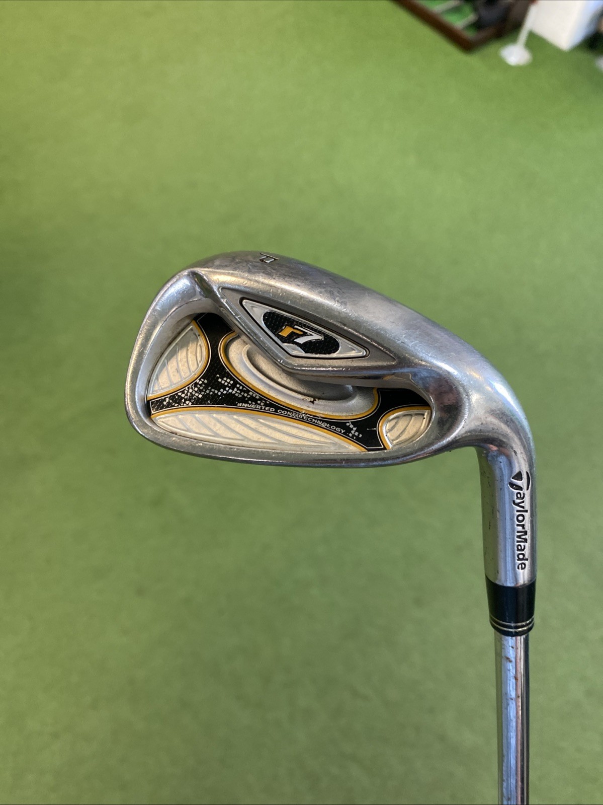 Used TaylorMade r7 Iron Set 4-PW-GW-SW T-Step Stiff Flex Steel - Image 15