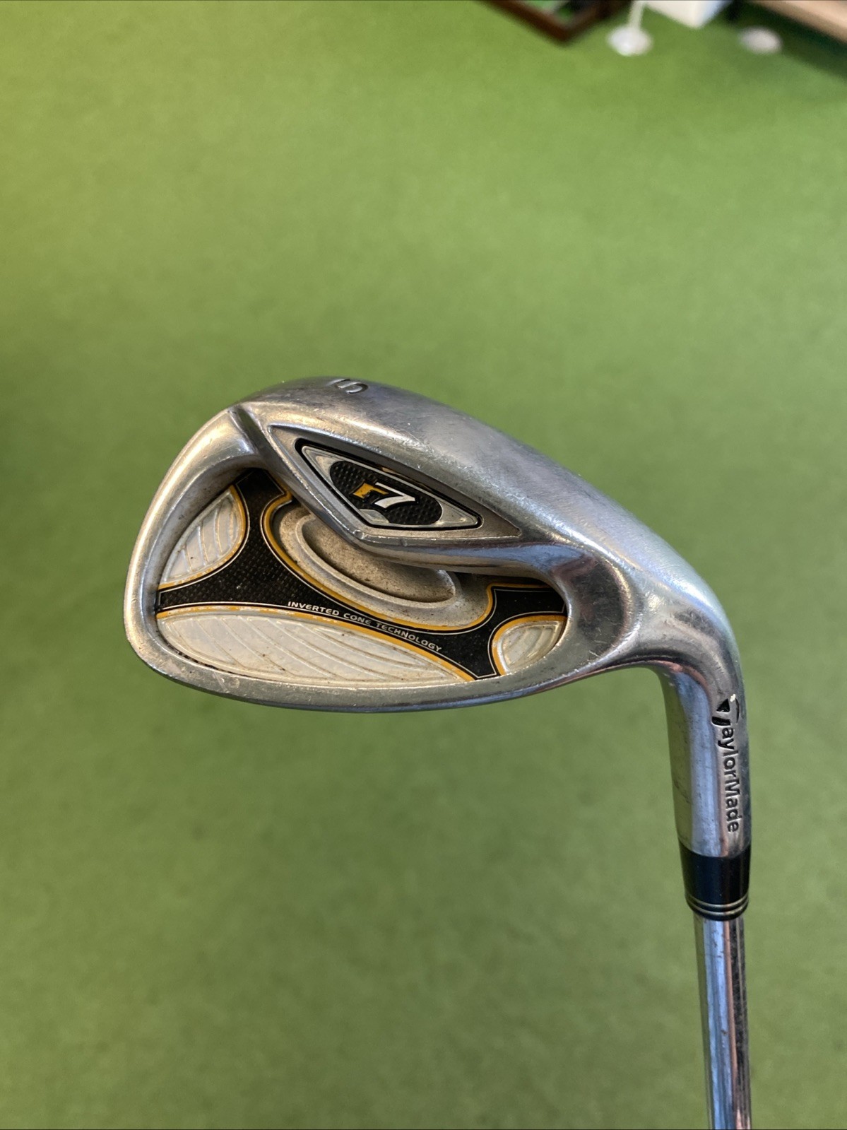 Used TaylorMade r7 Iron Set 4-PW-GW-SW T-Step Stiff Flex Steel - Image 19