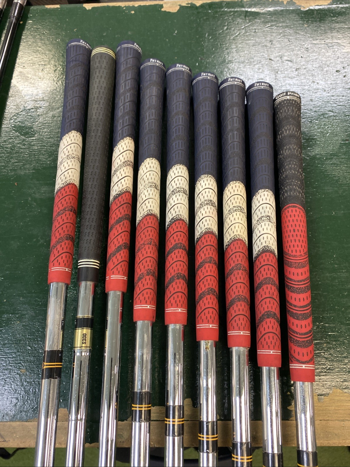 Used TaylorMade r7 Iron Set 4-PW-GW-SW T-Step Stiff Flex Steel - Image 22