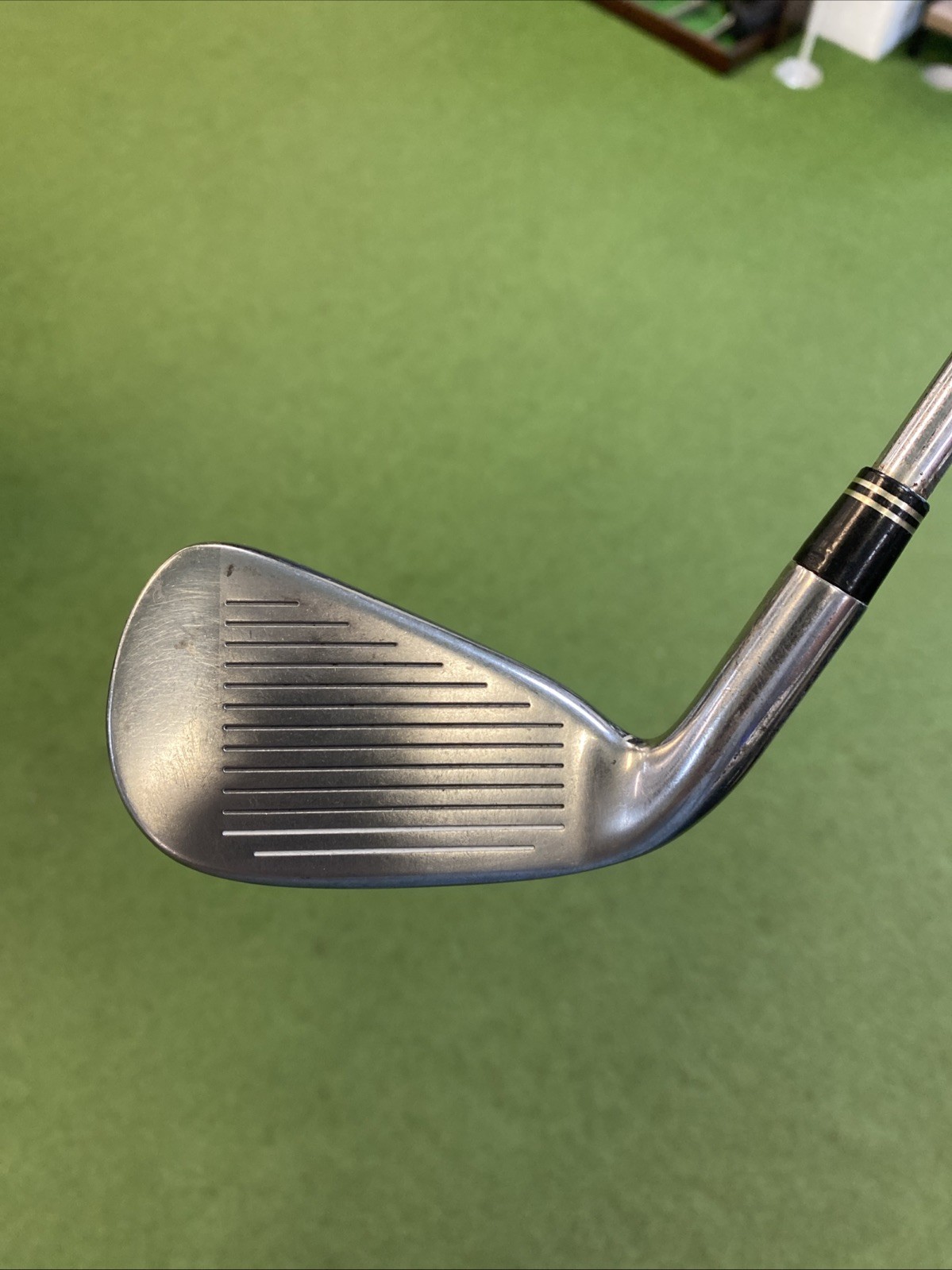 Used TaylorMade r7 Iron Set 4-PW-GW-SW T-Step Stiff Flex Steel - Image 4