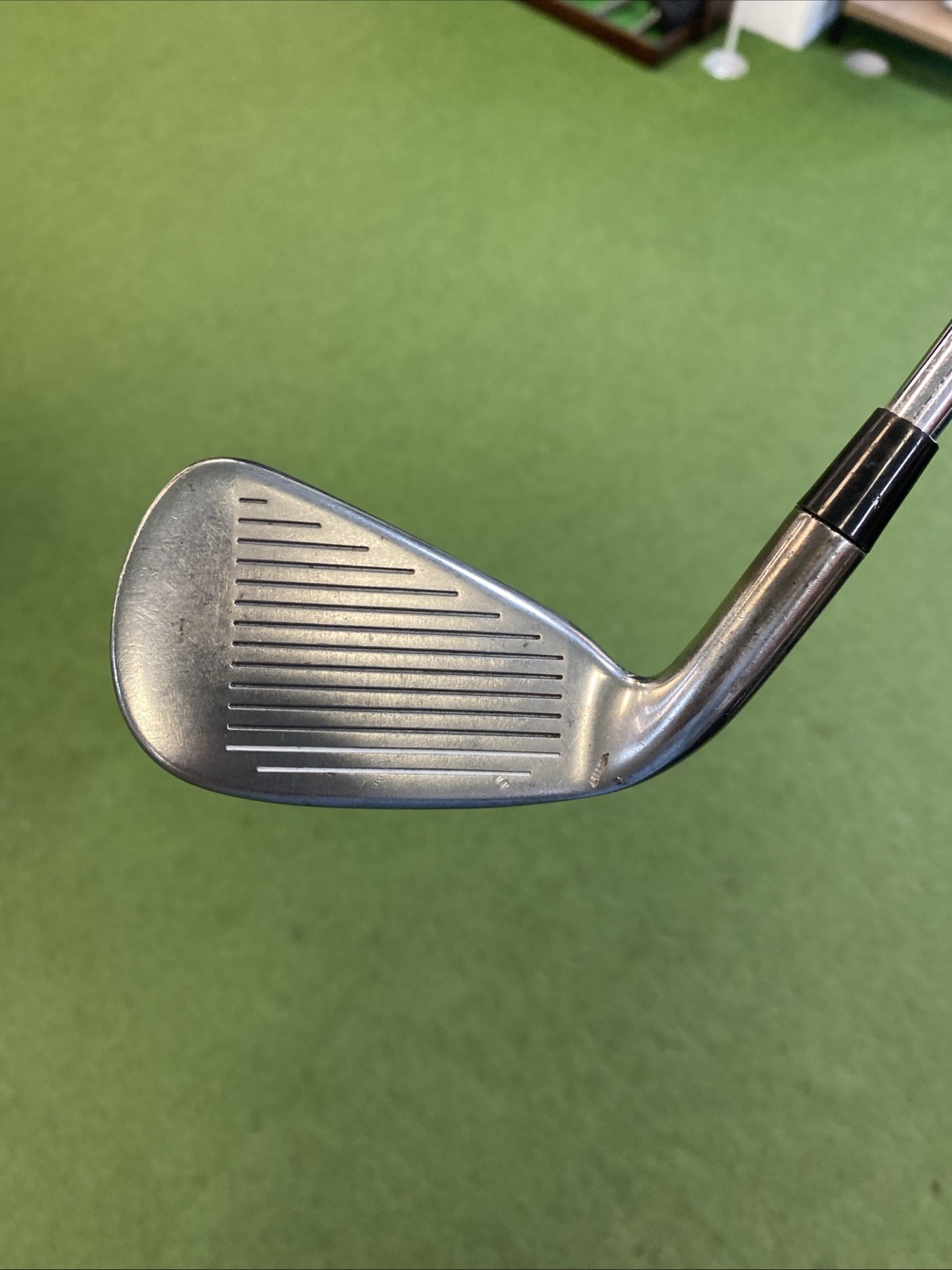 Used TaylorMade r7 Iron Set 4-PW-GW-SW T-Step Stiff Flex Steel - Image 6