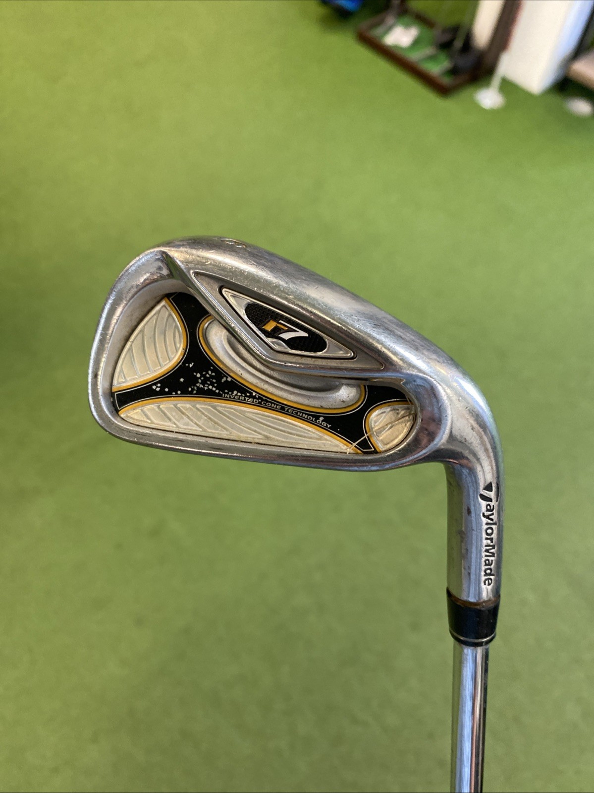 Used TaylorMade r7 Iron Set 4-PW-GW-SW T-Step Stiff Flex Steel - Image 7