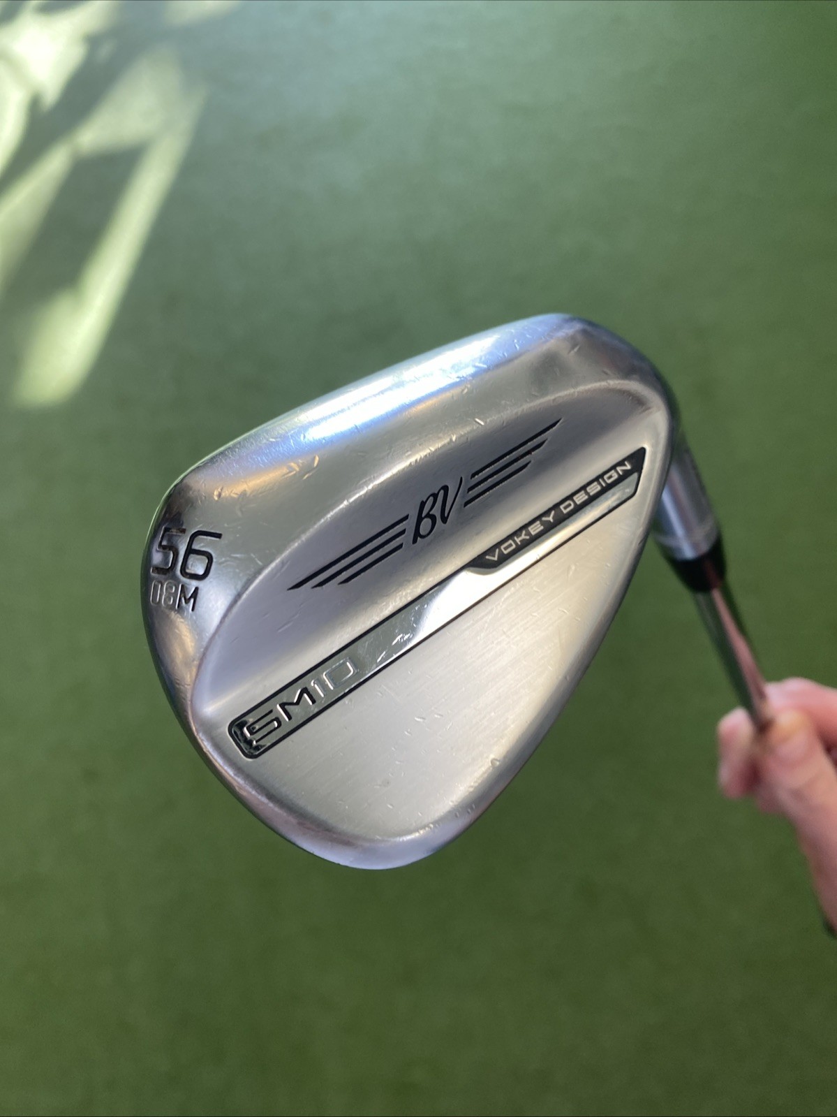 Used Titleist Vokey SM10 Tour Chrome Wedge Set 56*, 60* BV Steel Wedge Flex - Image 4