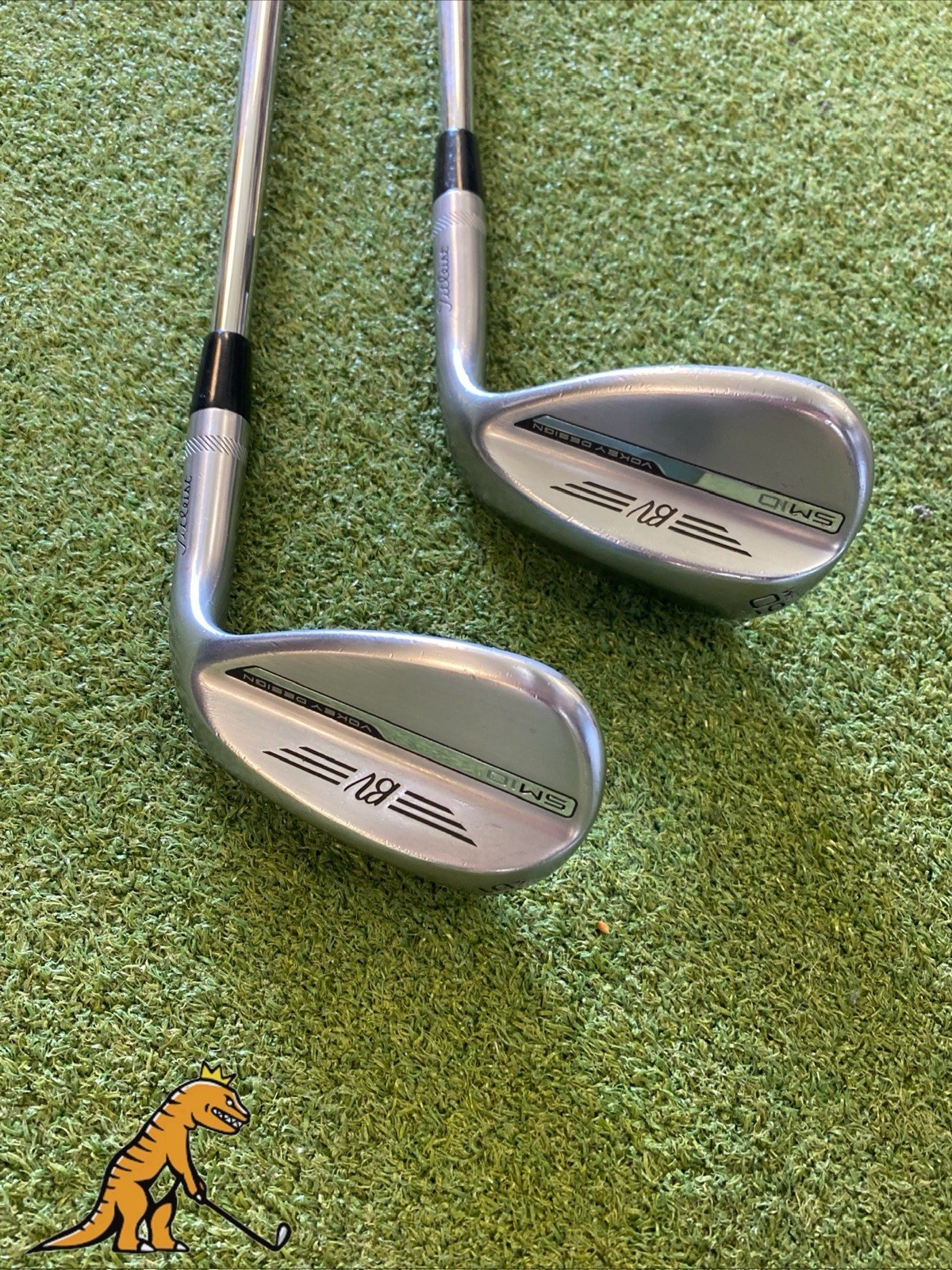 Used Titleist Vokey SM10 Tour Chrome Wedge Set 56*, 60* BV Steel Wedge Flex