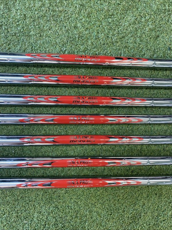 NS Pro Modus 3 Tour 105g Stiff Flex Iron Set Shafts Steel 7 Pc