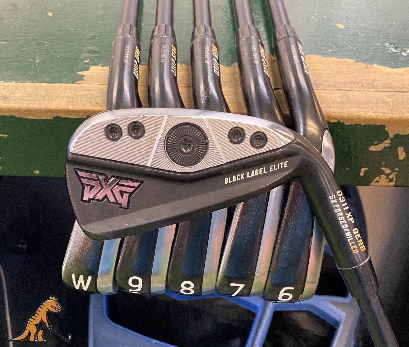 RH PXG Black Label Elite 0311 XP Gen 6 Iron Set 5-PW KBS TGI 80g Graphite Stiff