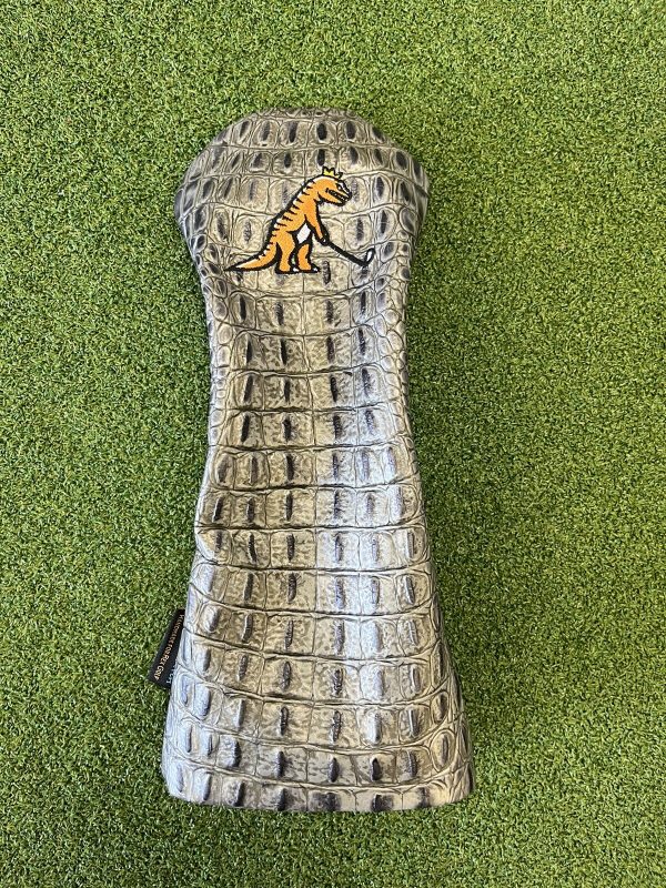 Rex-Golf-Silver-Faix-Alligator-Skin-Driver-Head-Cover-356392779039-2