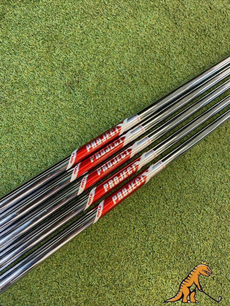 Rifle Project X Red Iron Set Shafts 120g Steel Extra Stiff 6.5 5 Pc