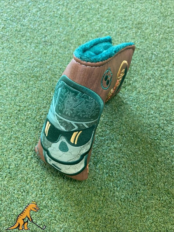 Swag Golf Tournament Series Blade Putter Head Cover Brown/Green