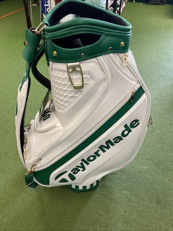 TaylorMade 2022 Season Opener Limited Staff Bag Green/White 6-Way - Image 3