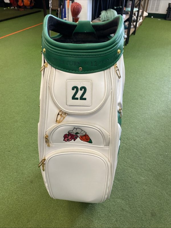 TaylorMade 2022 Season Opener Limited Staff Bag Green/White 6-Way - Image 4
