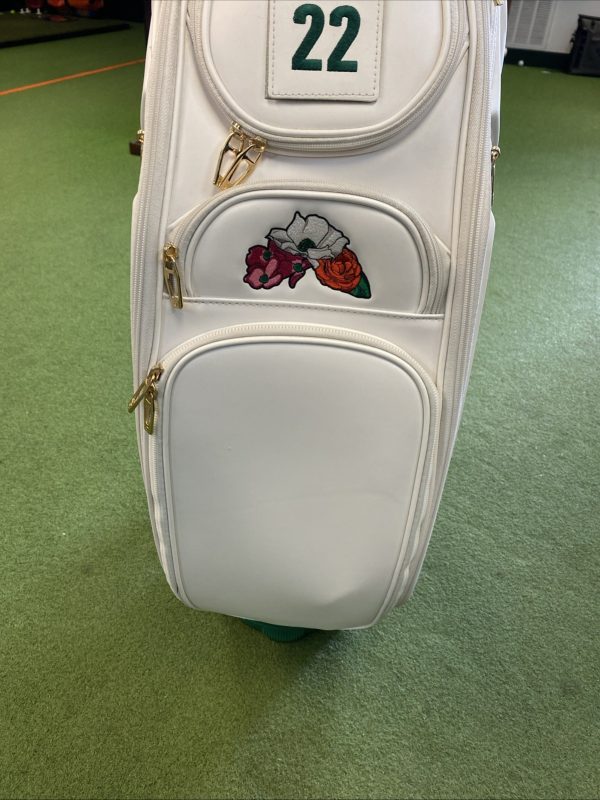 TaylorMade 2022 Season Opener Limited Staff Bag Green/White 6-Way - Image 5