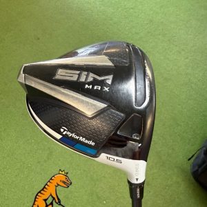 Taylormade Sim Max 10.5° Driver Bassara 42g Lite Flex Right Handed