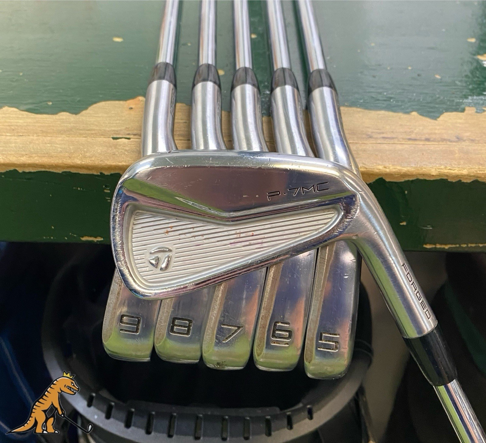 Tour Issue TaylorMade P7MC/P7MB Combo Iron Set 4-9-iron KBS Tour 130g Steel