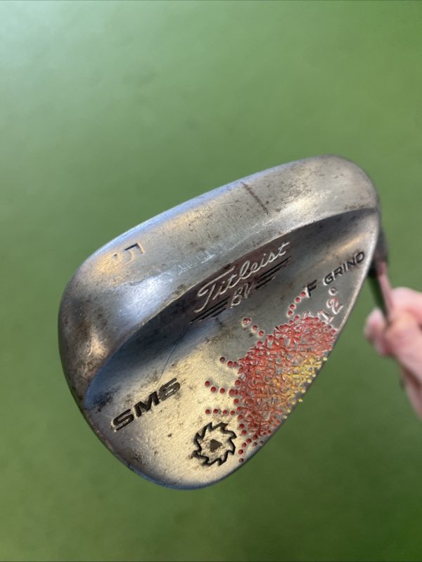 Tour Issue Titleist Vokey SM6 Raw 54.12* Sand Wedge Steel Wedge Flex - Image 3