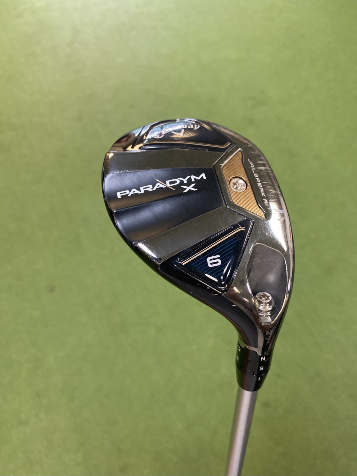 Used Callaway Paradym X 27* 6 Hybrid Aldila Ascent 50g Graphite Seniors 6H - Image 3