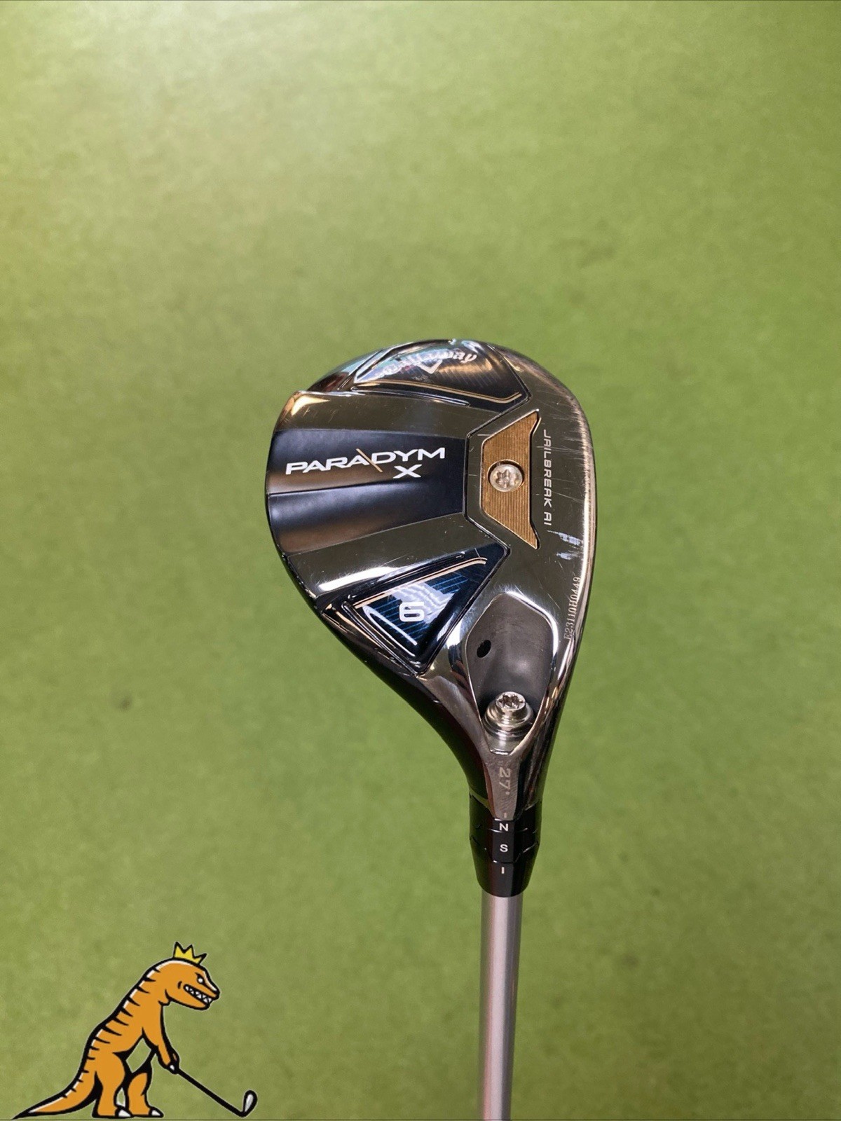 Used Callaway Paradym X 27* 6 Hybrid Aldila Ascent 50g Graphite Seniors 6H