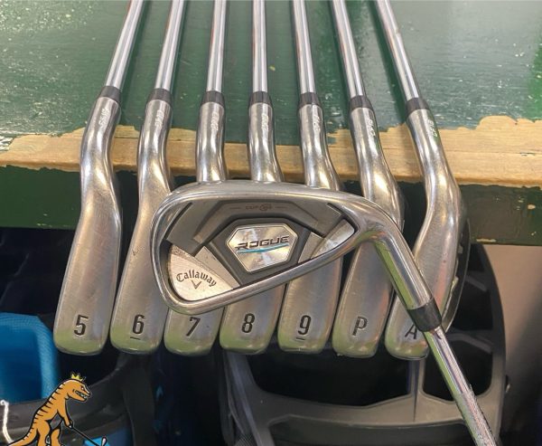Used Callaway Rogue CF ‘18 Iron Set 4-PW-GW True Temper XP 95g R300 Steel