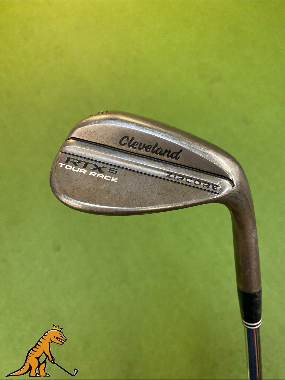 Used Cleveland RTX 6 Tour Rack Raw 58.09* Lob Wedge Dynamic Gold Tour Issue