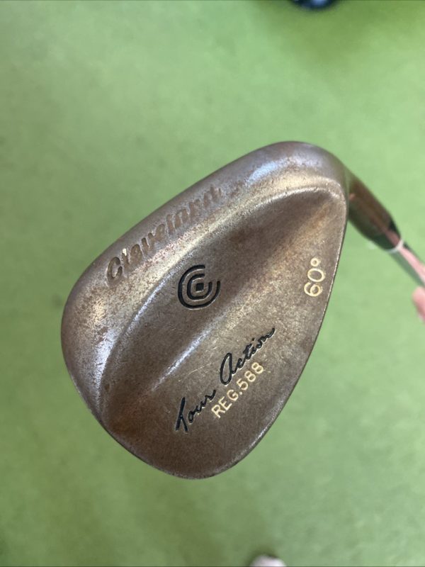 Used Cleveland Tour Action Reg 588 Raw Wedge Set 50*, 60* Dynamic Gold Steel - Image 11