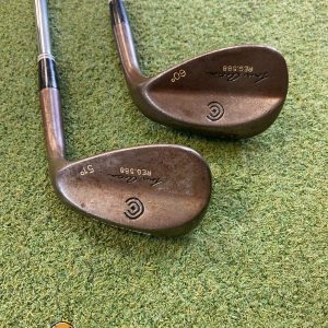 Used Cleveland Tour Action Reg 588 Raw Wedge Set 50*, 60* Dynamic Gold Steel