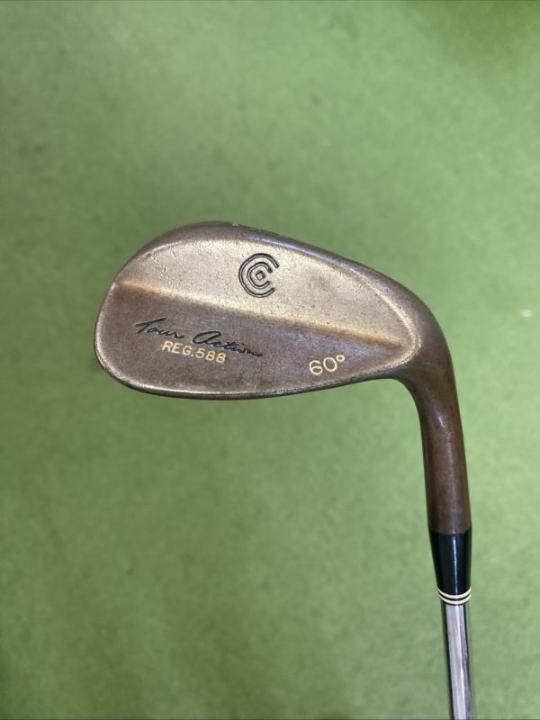 Used Cleveland Tour Action Reg 588 Raw Wedge Set 50*, 60* Dynamic Gold Steel - Image 10