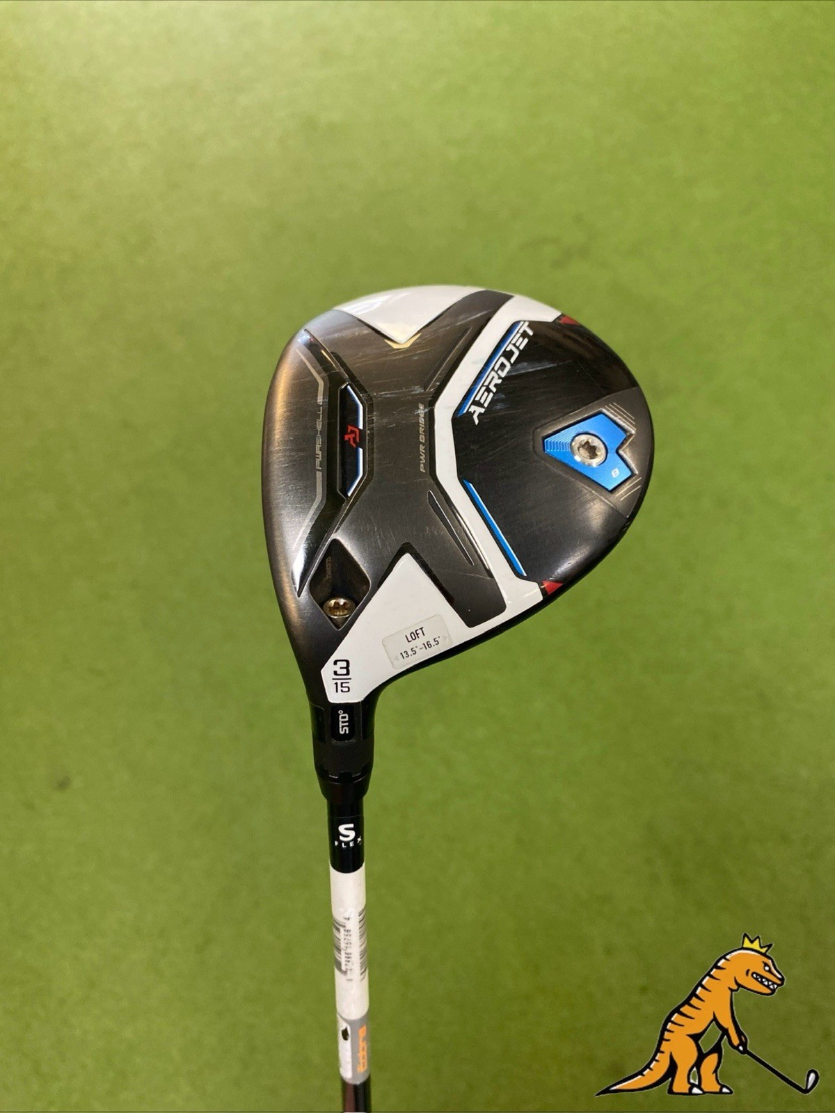 Used LH Cobra Aerojet 15* 3-Wood Kaili 60g Stiff Flex Graphite