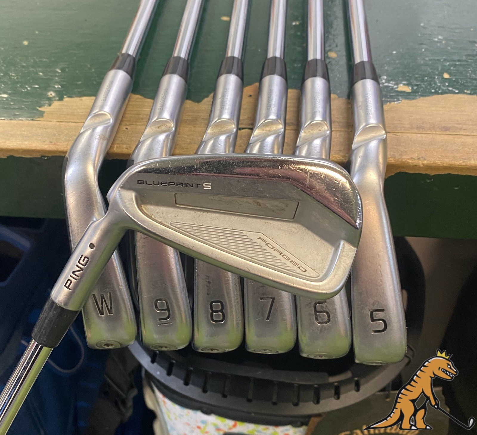 Used LH Ping Blueprint S Iron Set 4-PW Project X LZ 125g Extra Stiff Steel