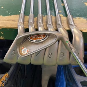Used Ping G10 Green Dot Iron Set 4-PW Ping AWT Regular Flex Steel
