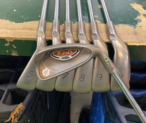 Used Ping G10 Green Dot Iron Set 4-PW Ping AWT Regular Flex Steel