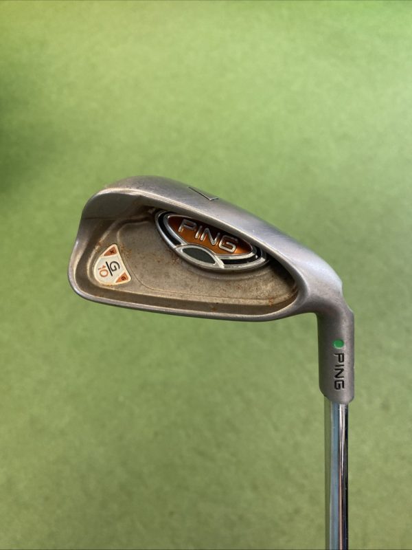 Used Ping G10 Green Dot Iron Set 4-PW Ping AWT Regular Flex Steel - Image 9