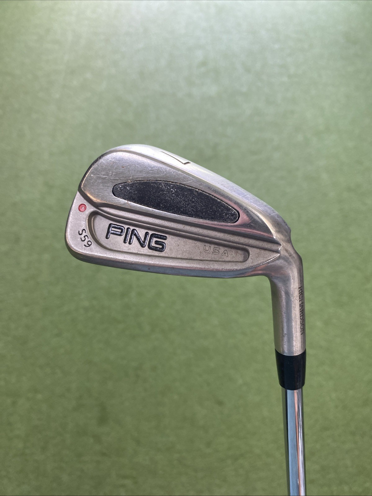 Used Ping S59 Red Dot Iron Set 3-PW Cushin Stiff Flex Steel - Image 11