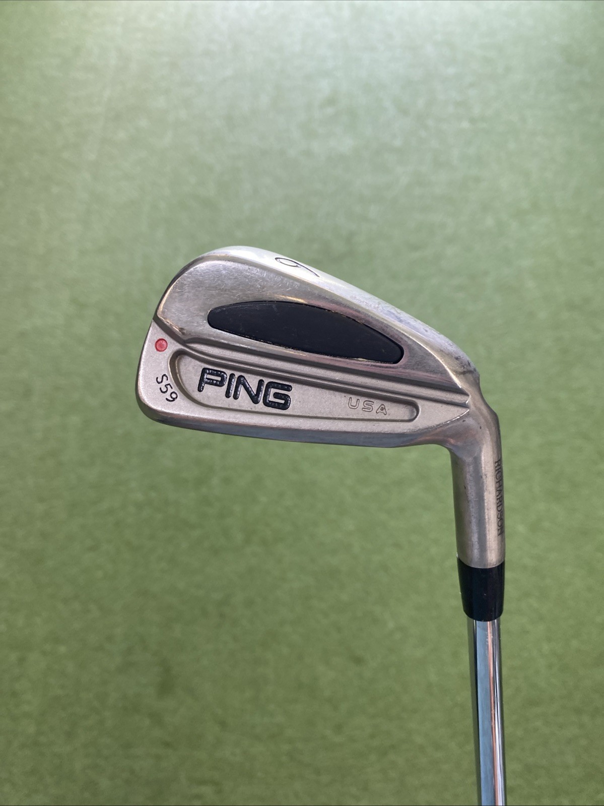 Used Ping S59 Red Dot Iron Set 3-PW Cushin Stiff Flex Steel - Image 9