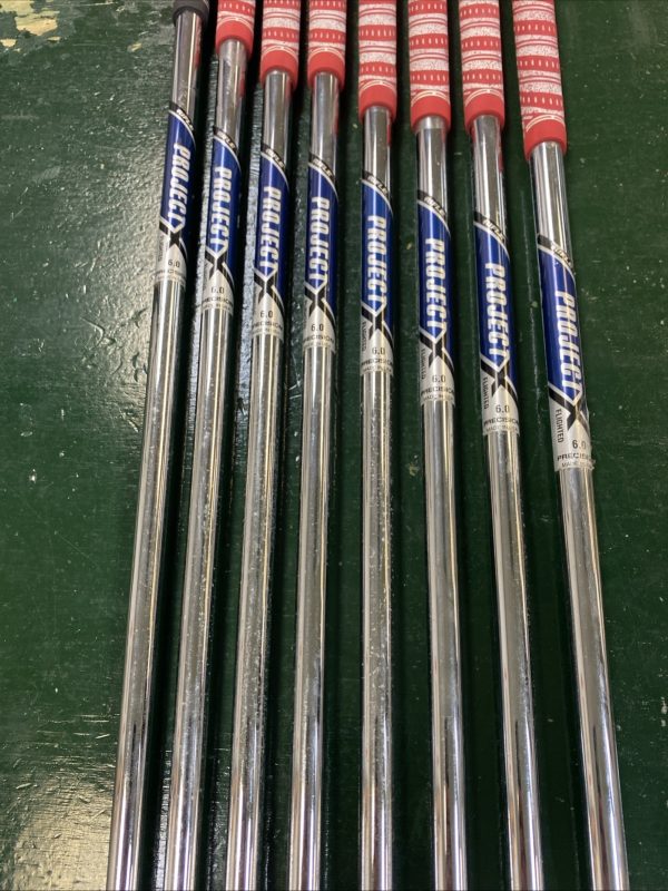 Used RH Bridgestone J36 Iron Set 3-PW Project X Flighted Stiff Flex Steel - Image 19