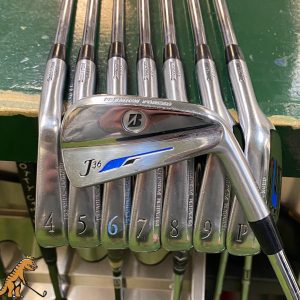 Used RH Bridgestone J36 Iron Set 3-PW Project X Flighted Stiff Flex Steel