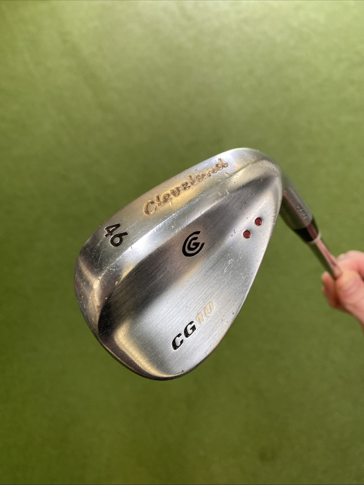 Used RH Cleveland CG10 CMM 46* Pitching Wedge Dynamic Gold S400 Steel - Image 3