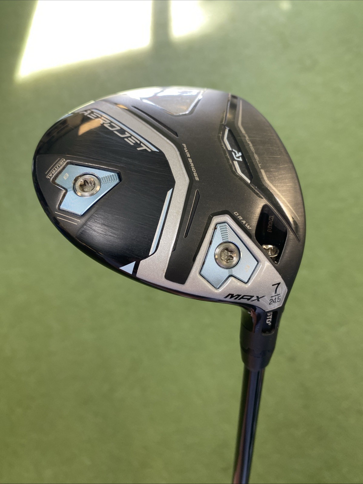 Used RH Cobra Aerojet Max 24.5* 7-Wood Fujikura Ventus TR Graphite Senior Flex - Image 3