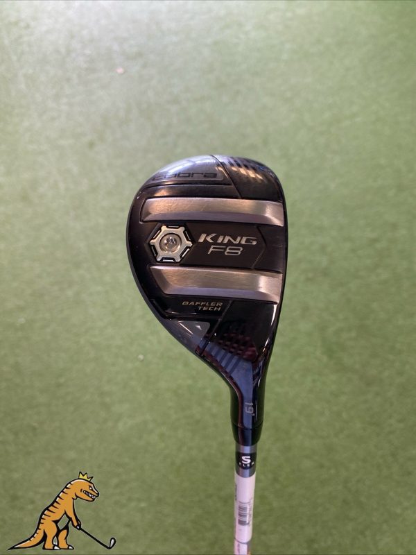 Used RH Cobra King F8 19* 3 Hybrid Aldila Rogue 75g Graphite Stiff Flex