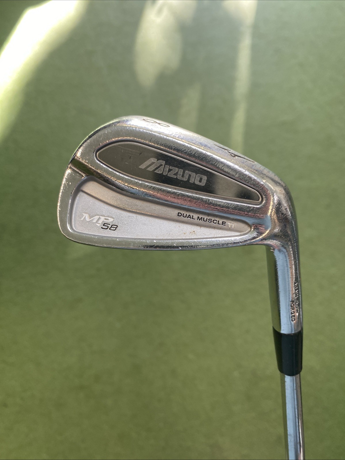 Used RH Mizuno MP-58 Ti Iron Set 4-PW Dynamic Gold X100 Steel - Image 11