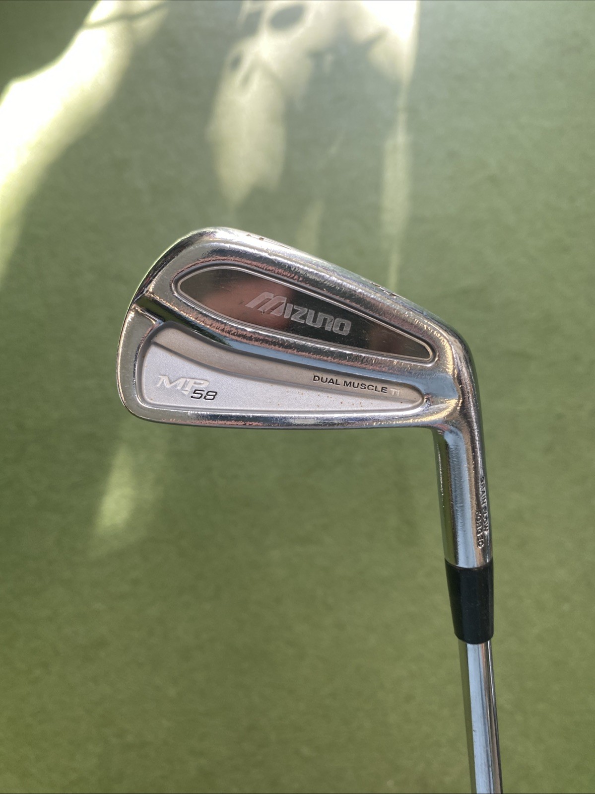 Used RH Mizuno MP-58 Ti Iron Set 4-PW Dynamic Gold X100 Steel - Image 3