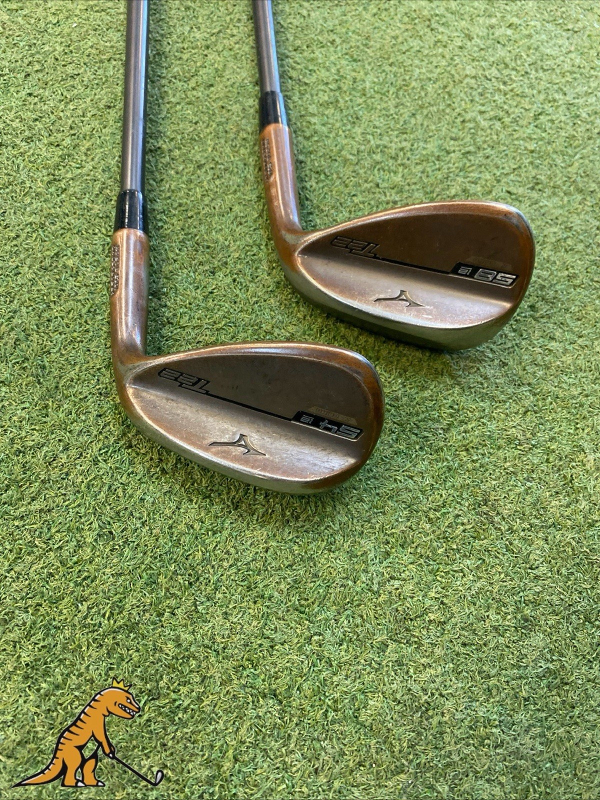 Used RH Mizuno T22 Copper Wedge Set 54*, 58* Steelfiber Private Reserve Graphite