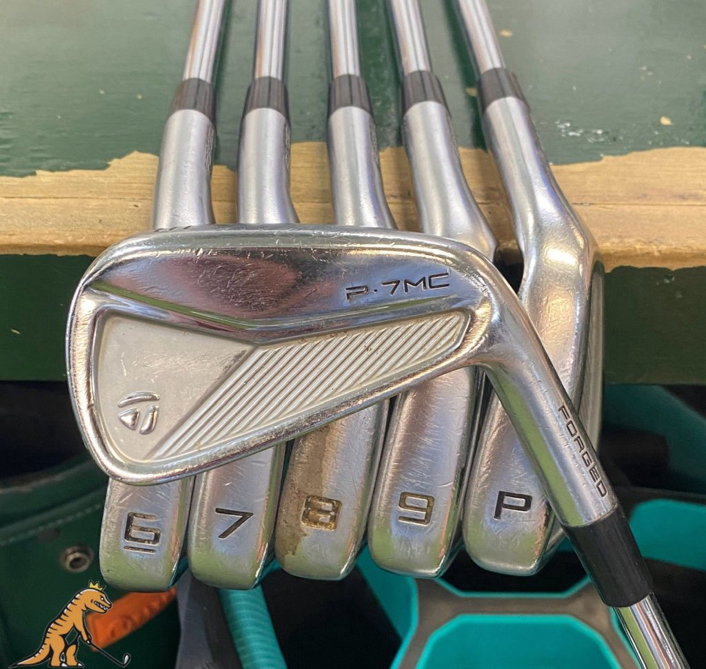 Used-RH-TaylorMade-P7MC-Forged-Iron-Set-5-PW-Dynamic-Gold-105g-S300-Stiff-Flex-357492494829