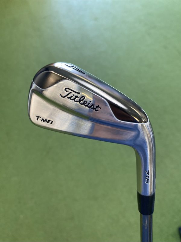 Used RH Titleist T-MB 716 Iron Set 4-9-iron UST Recoil 110g Graphite Stiff Flex