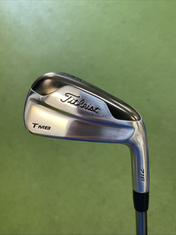 Used RH Titleist T-MB 716 Iron Set 4-9-iron UST Recoil 110g Graphite Stiff Flex