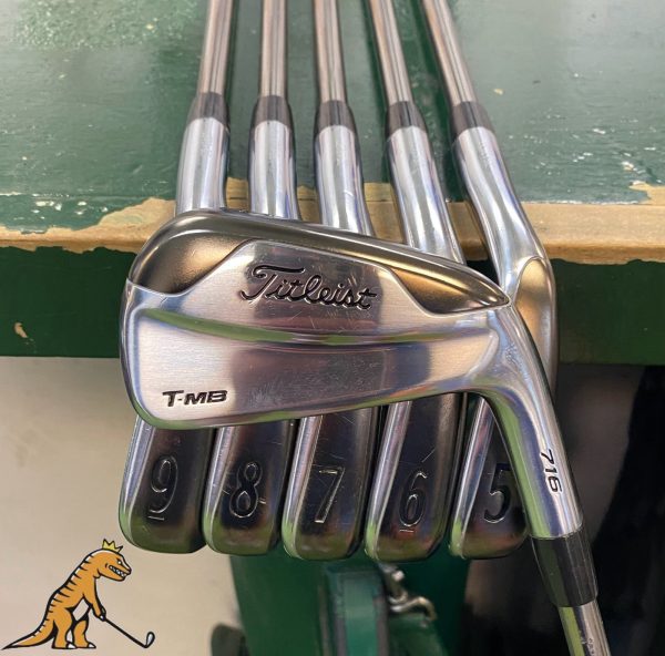 Used RH Titleist T-MB 716 Iron Set 4-9-iron UST Recoil 110g Graphite Stiff Flex