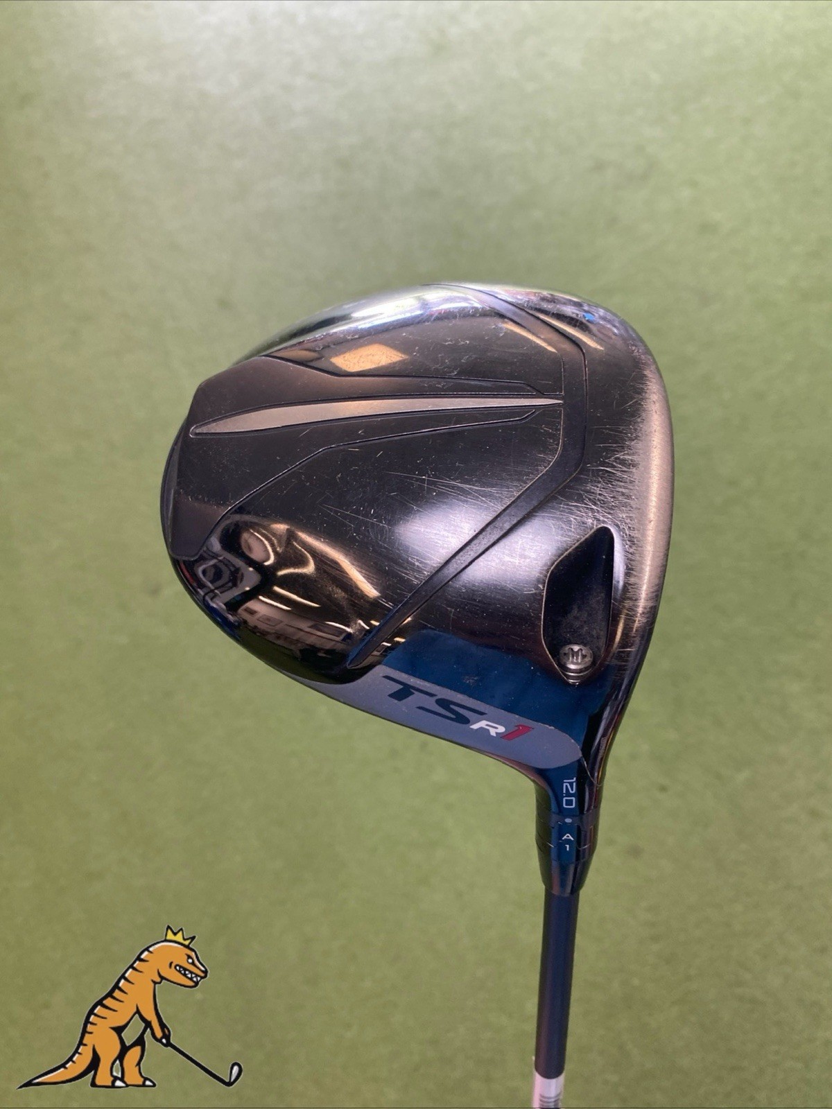 Used RH Titleist TSR1 12* Driver HZRDUS Red CB 50g Regular Flex Graphite *Dent