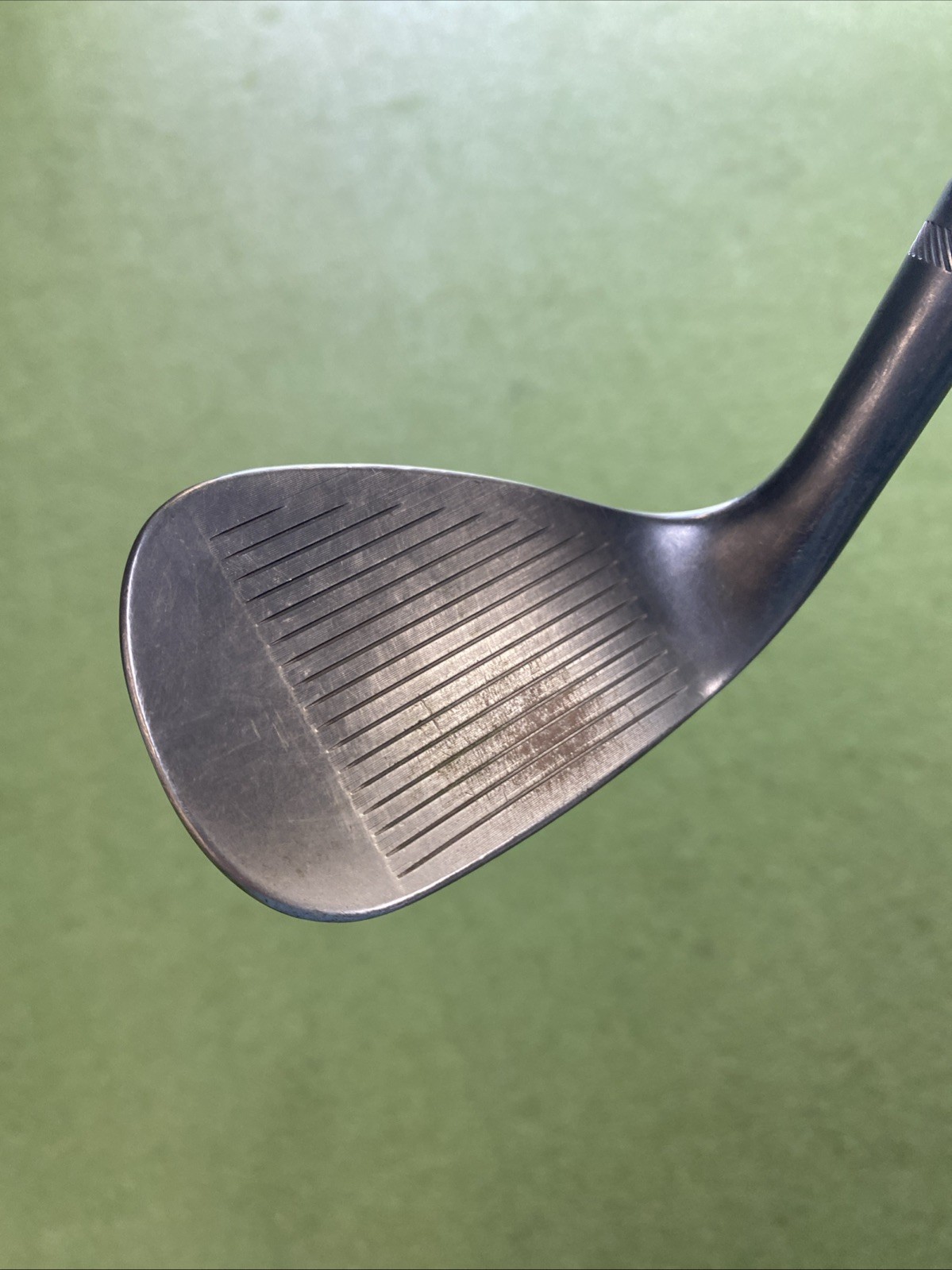 Used RH Titleist Vokey SM9 Jet Black 54.10* Sand Wedge KBS 120g Wedge Flex Steel - Image 5