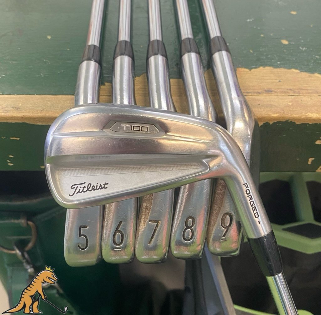 Used Titleist 620 Forged MB/T100 Combo Iron Set 4-9-iron Project X 6.5 Steel
